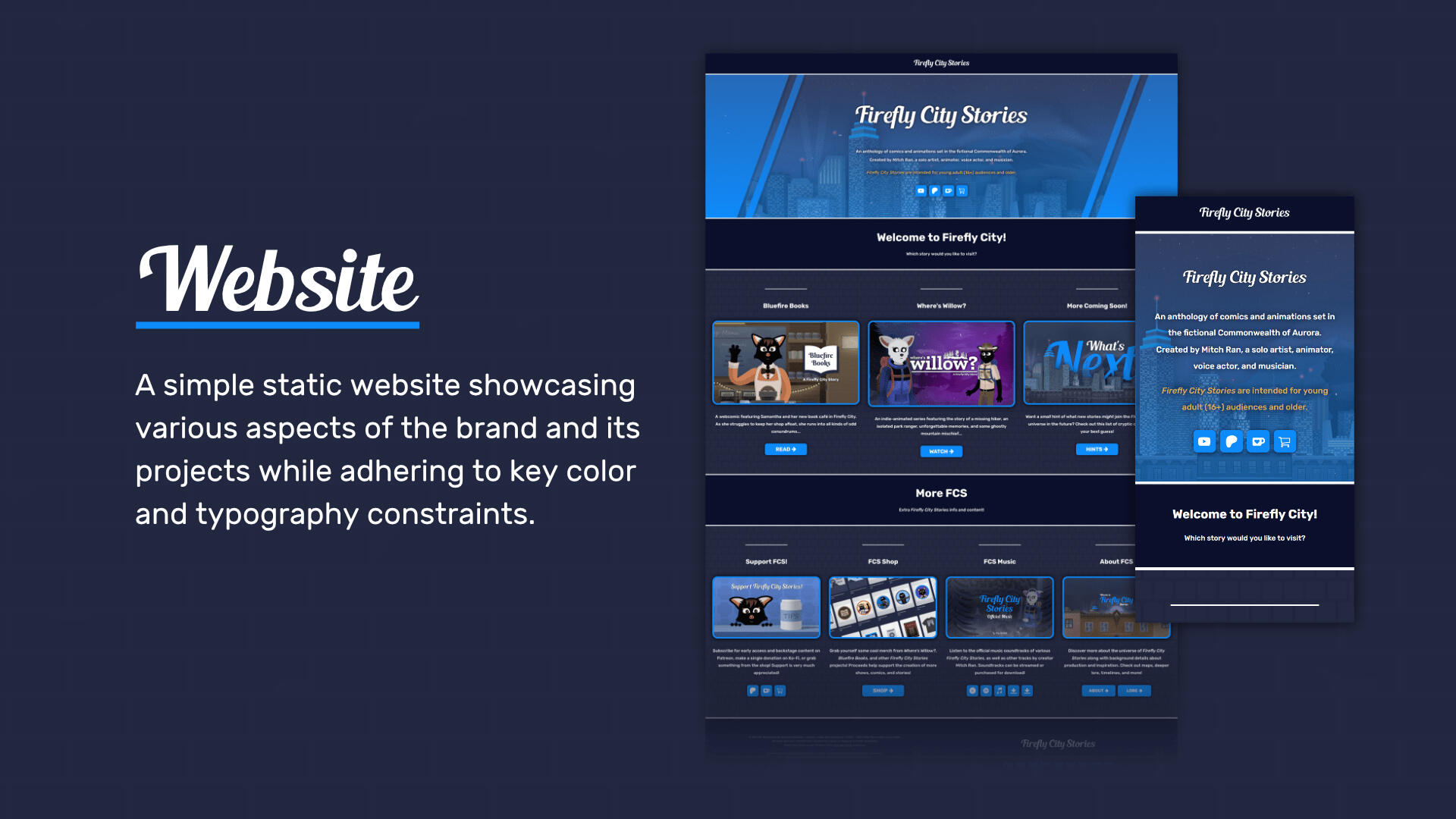 Firefly City Stories Website Firefly City Stories Website