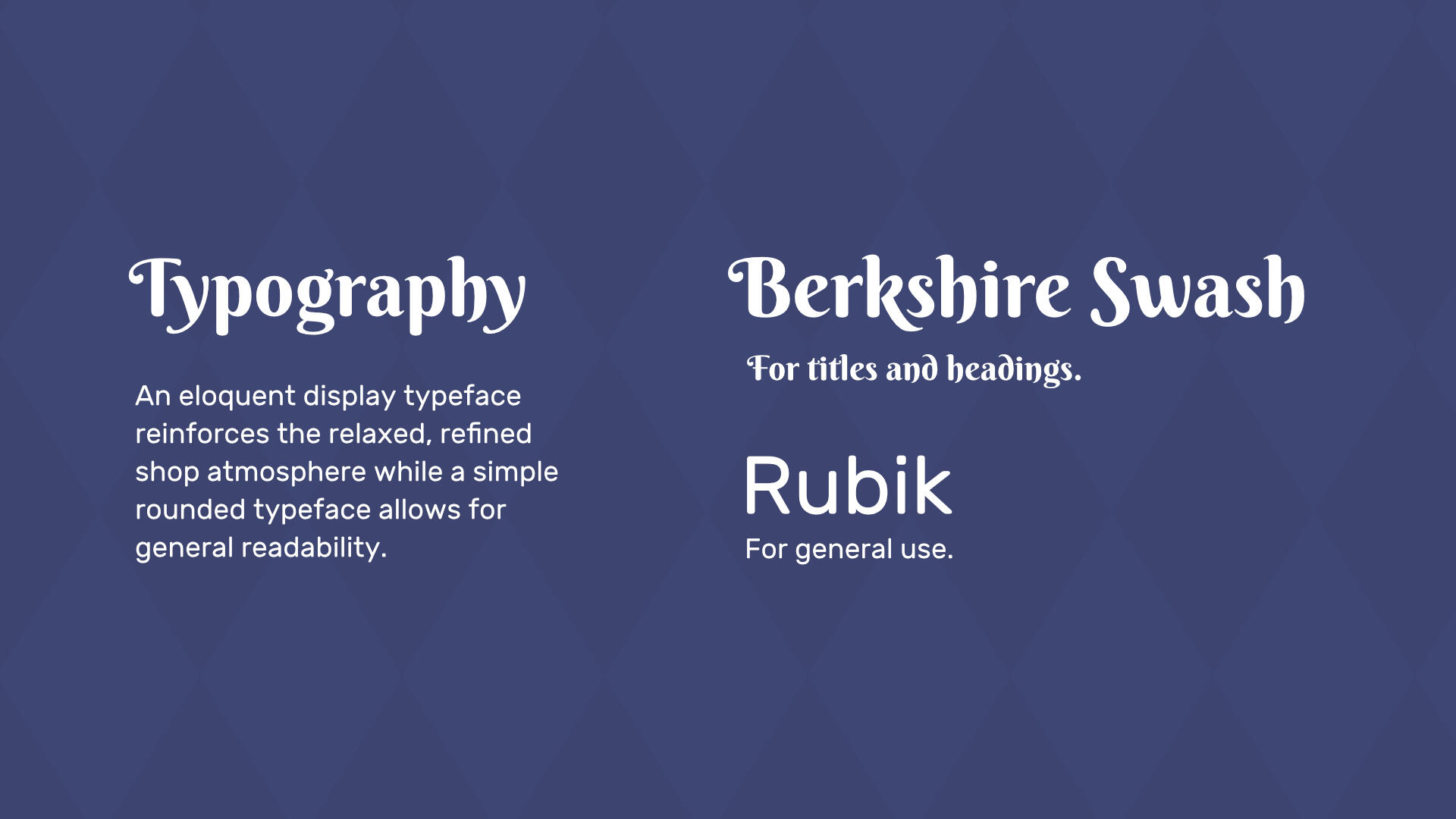 Bluefire Books Typography Bluefire Books Typography