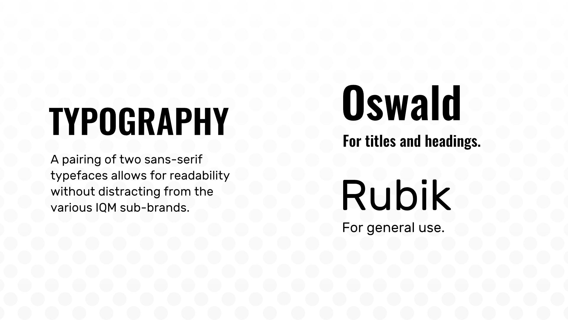 IceQuake Media Typography IceQuake Media Typography